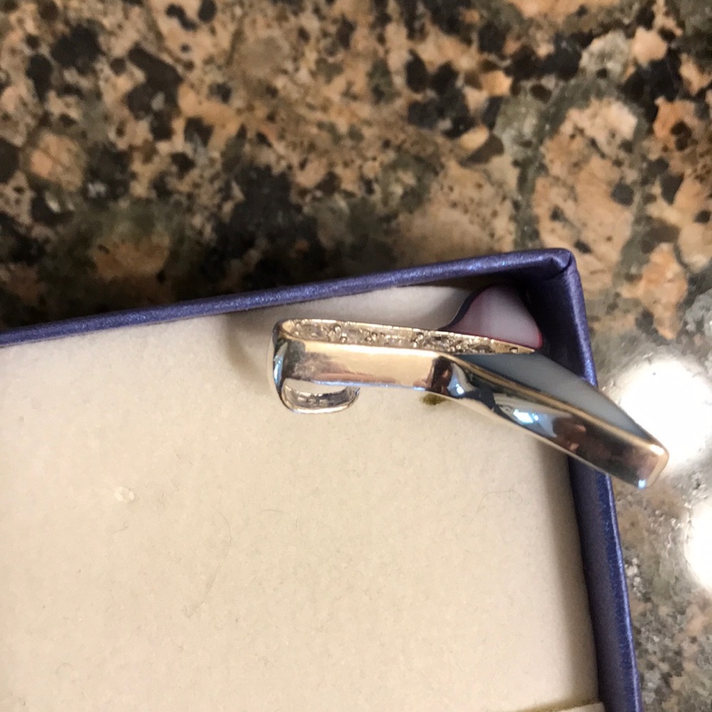 STERLING SILVER PINK/BLUE MUSSEL SHELL PENDANT NWT - Picture 7 of 7